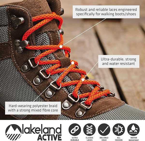 Lakeland Active Grasmoor Strong Round Walking Boot & Shoe Laces - 3