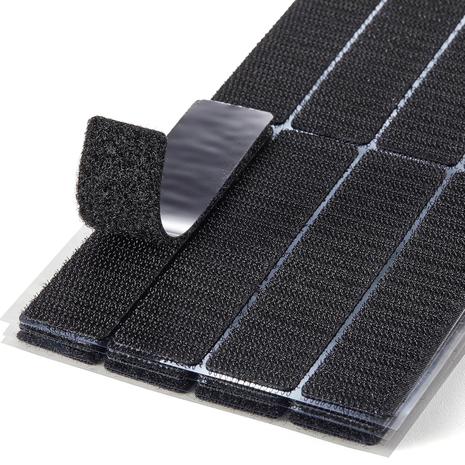 1x4 Inch 16 Sets Strips with Adhesive for Fabric No Sew Stick On for Fabric Sticky Back for