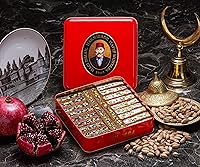 Vista 185 de Hafiz Mustafa 1864 Istanbul Baklava Pastry Box - Baked Baklava Dessert Snacks Made from Fresh Phyllo Dough Sheets, Pistachio, Hazelnut, Walnut