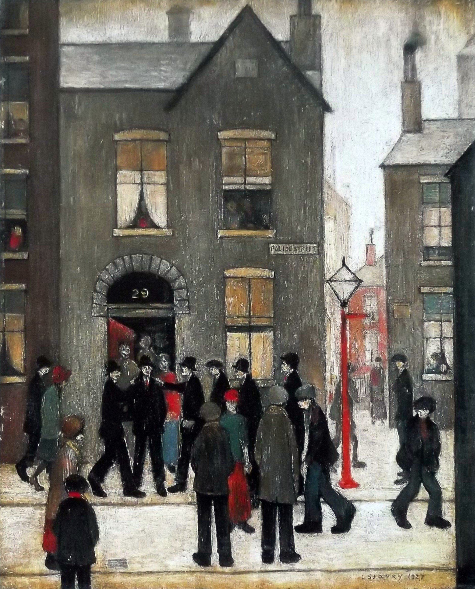 Stateoftheart-Uk Image 16" X 12" + Border Authentic Uk Handcrafted L S Lowry Print - 16 X 12Inch Image Plus Border