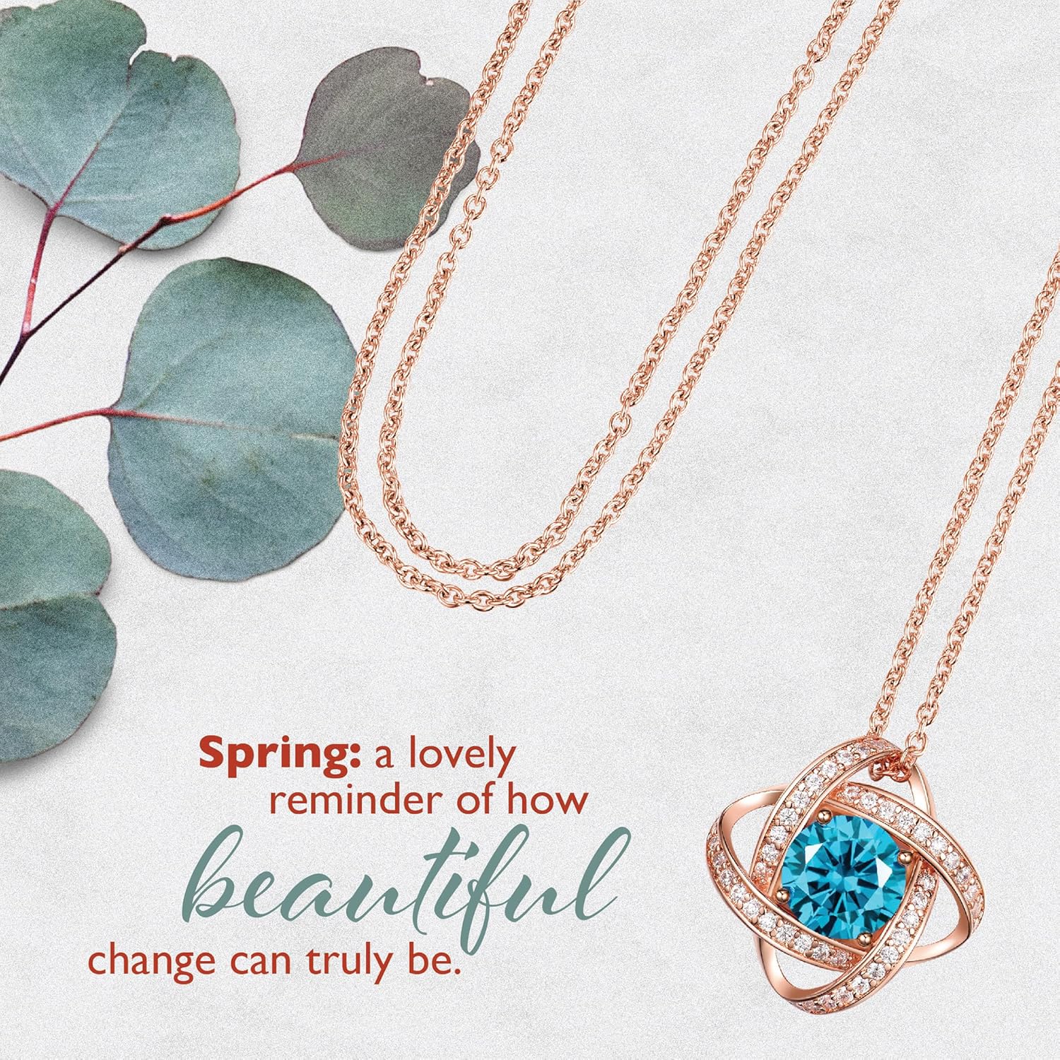 Mothers Day Gifts for Wife- Birthstone Necklace Gifts for Women, Love Knot Necklaces for Women 925 Sterling Silver Anniversary Valentines Mothers Day Birthday Gifts Jewelry for Women Wife Mom Girlfriend Her - Image 7