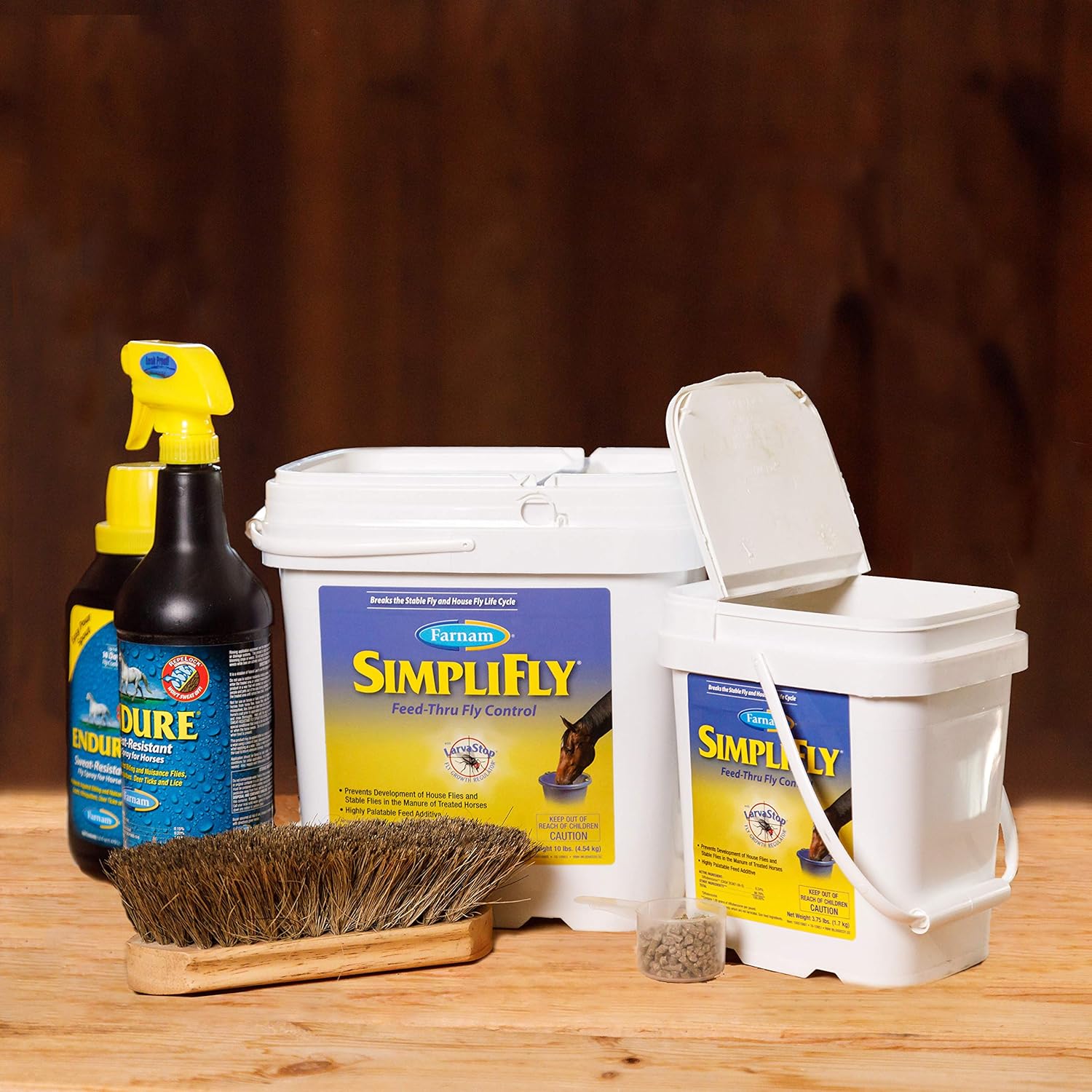 Farnam SimpliFly Feed-Thru Fly Control for Horses, Breaks and Prevents the Fly Life Cycle, 10 pound : Pet Supplies