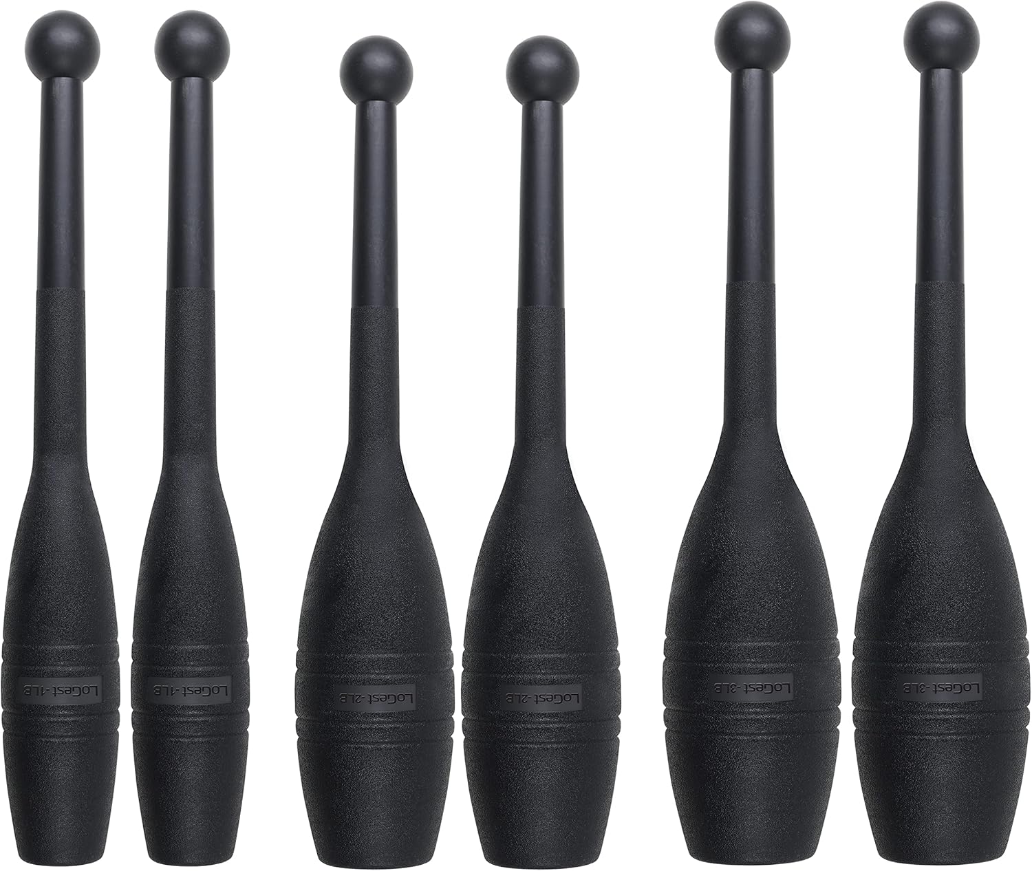 Logest Mace Exercise Club - Heavy Duty Plastic Indian Clubs