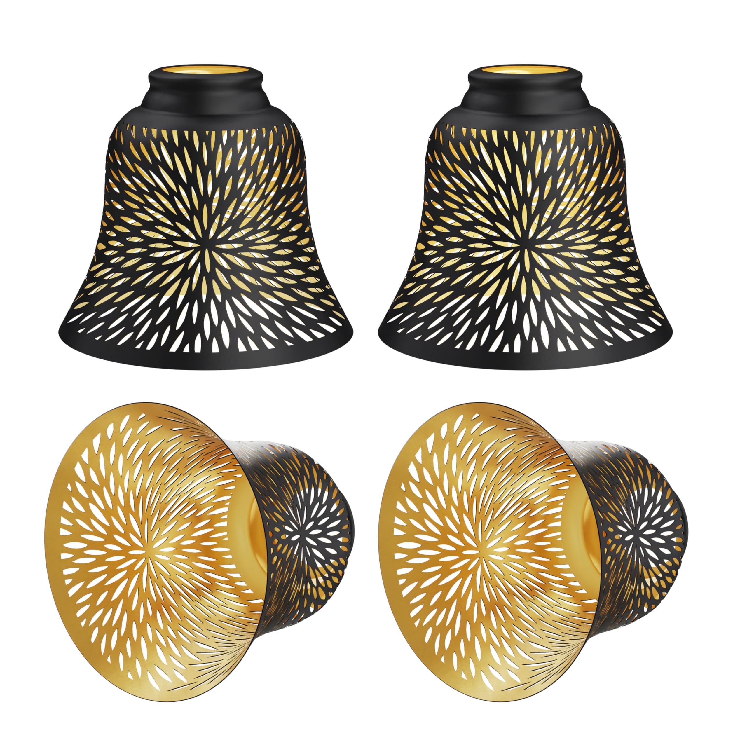 Ceiling Fan Lampshades - 4 Pack Replacement Shades -1