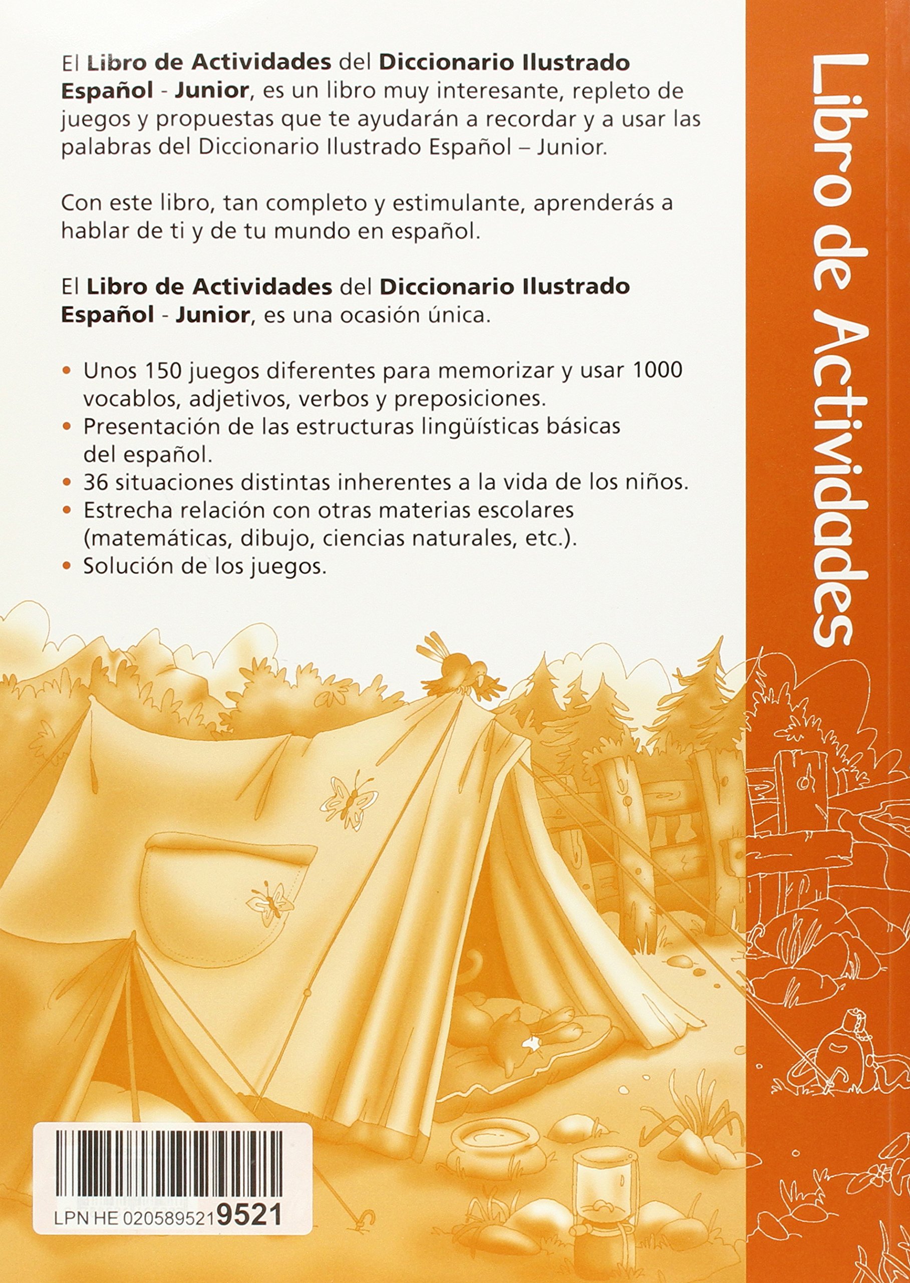 Diccionario illustrado espanol junior di attività. Per la Scuola media. Con libro: Libro de actividades