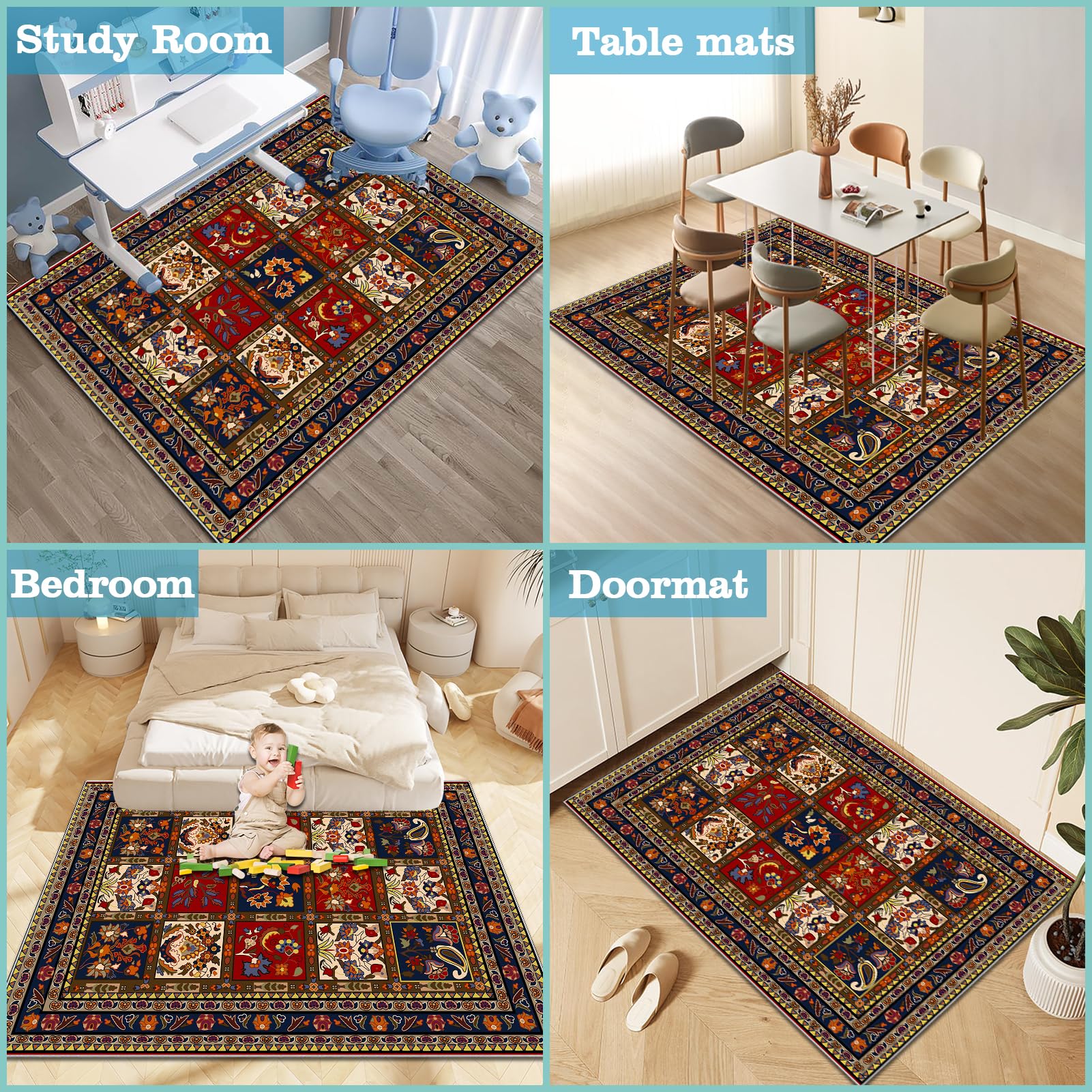 Mata na krzesło na biurko do domowego biura duży fotel gamingowy mata antypoślizgowa podkładka pod dywan i twarda podłoga wielofunkcyjna zmywalna 180 x 230 cm