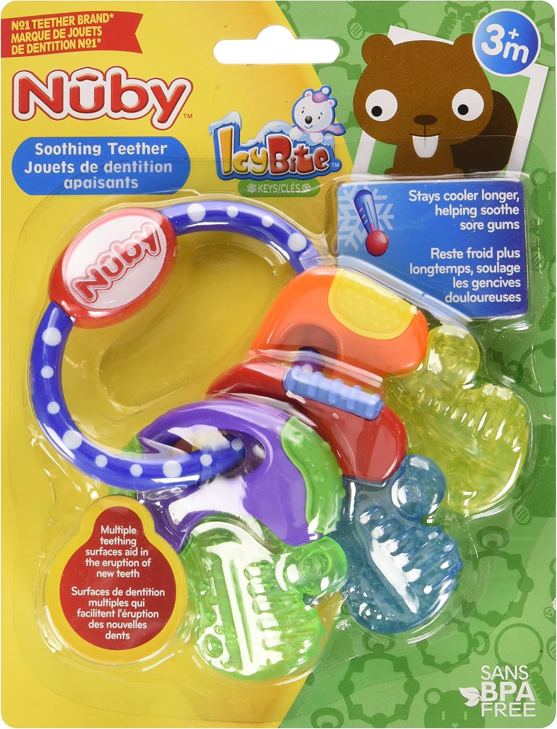 Nuby 530455 IcyBite Keys Teether Amazon.ca Baby