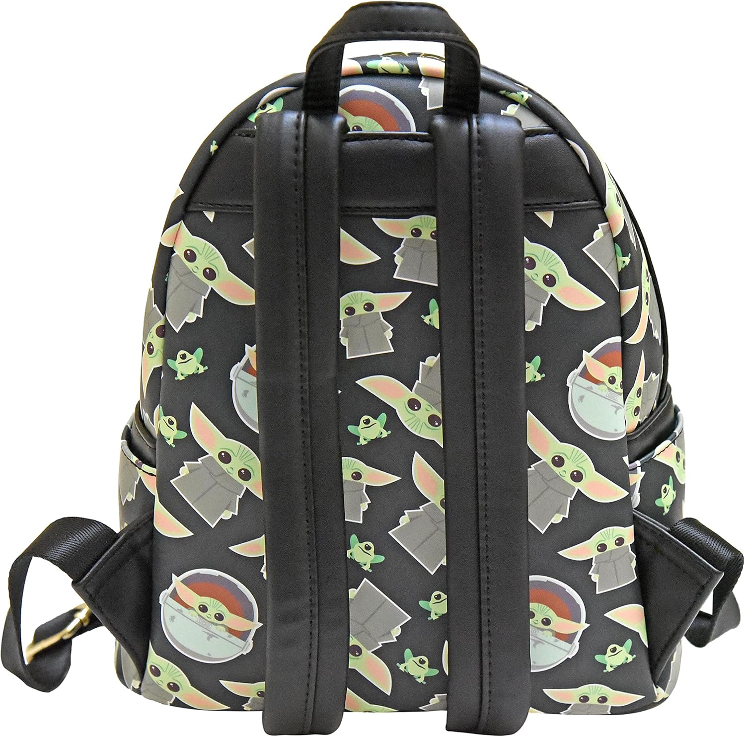 Loungefly Star Wars Baby Yoda All Over Print Womens Double Strap Shoulder Bag Purse