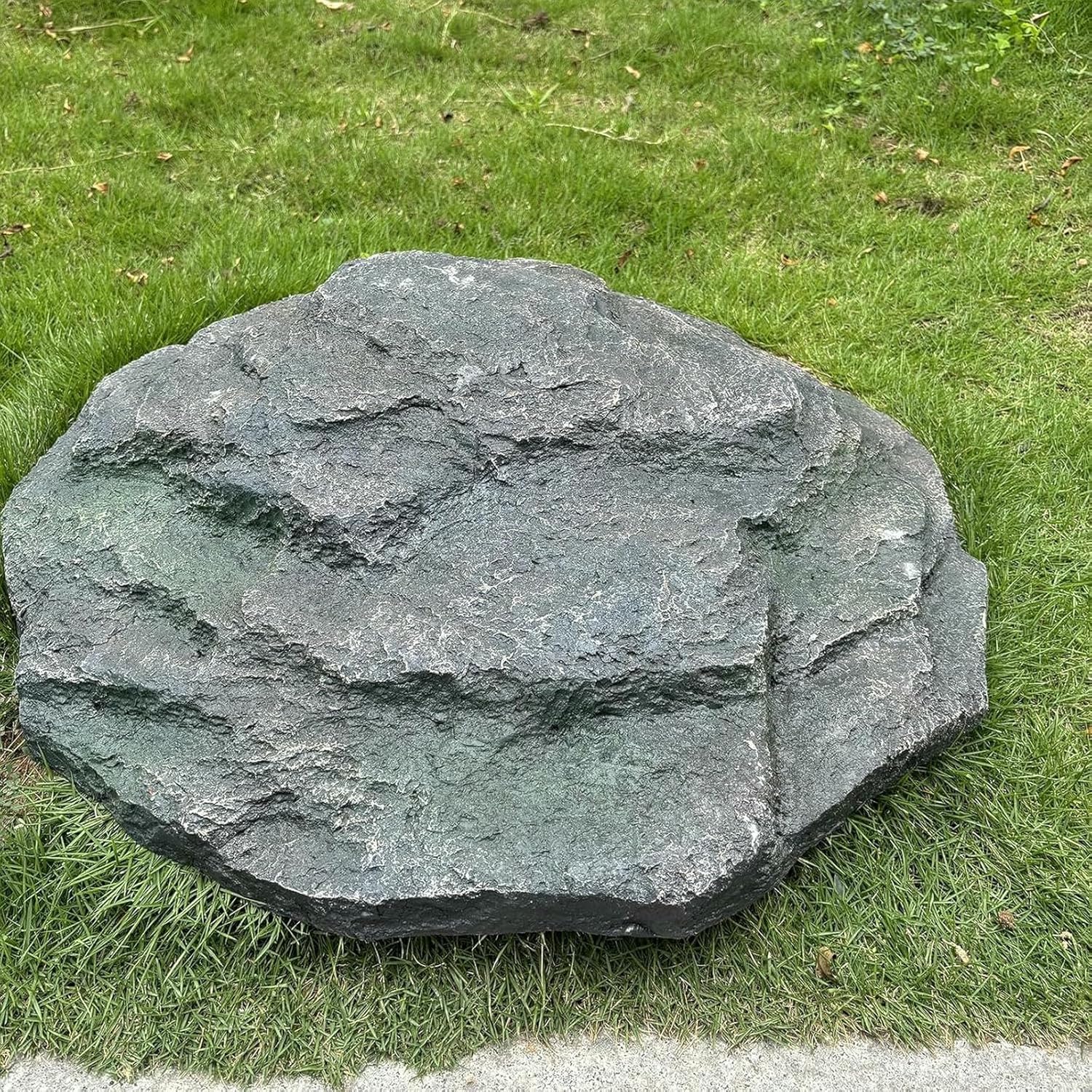 Faux Rock for Landscaping – Natural Sandstone Appearance – Small – Lightweight – Easy to Install - for Hiding Pipes, Wells, Cable Junction Boxes