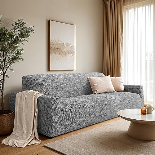 Miniatura 2 de PAULATO BY GA.I.CO. Funda para sofá - Funda elástica para sofá - Elegante cubierta para sofá con cojines - Funda de tela suave - Protector lavable