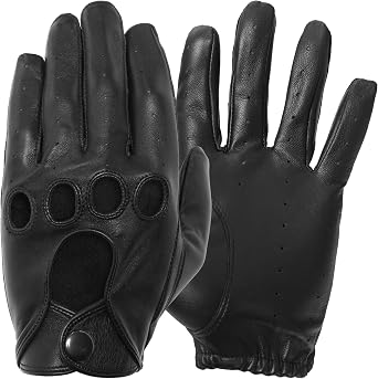 Silverstone Unlined Sheepskin Leather Driving Gloves