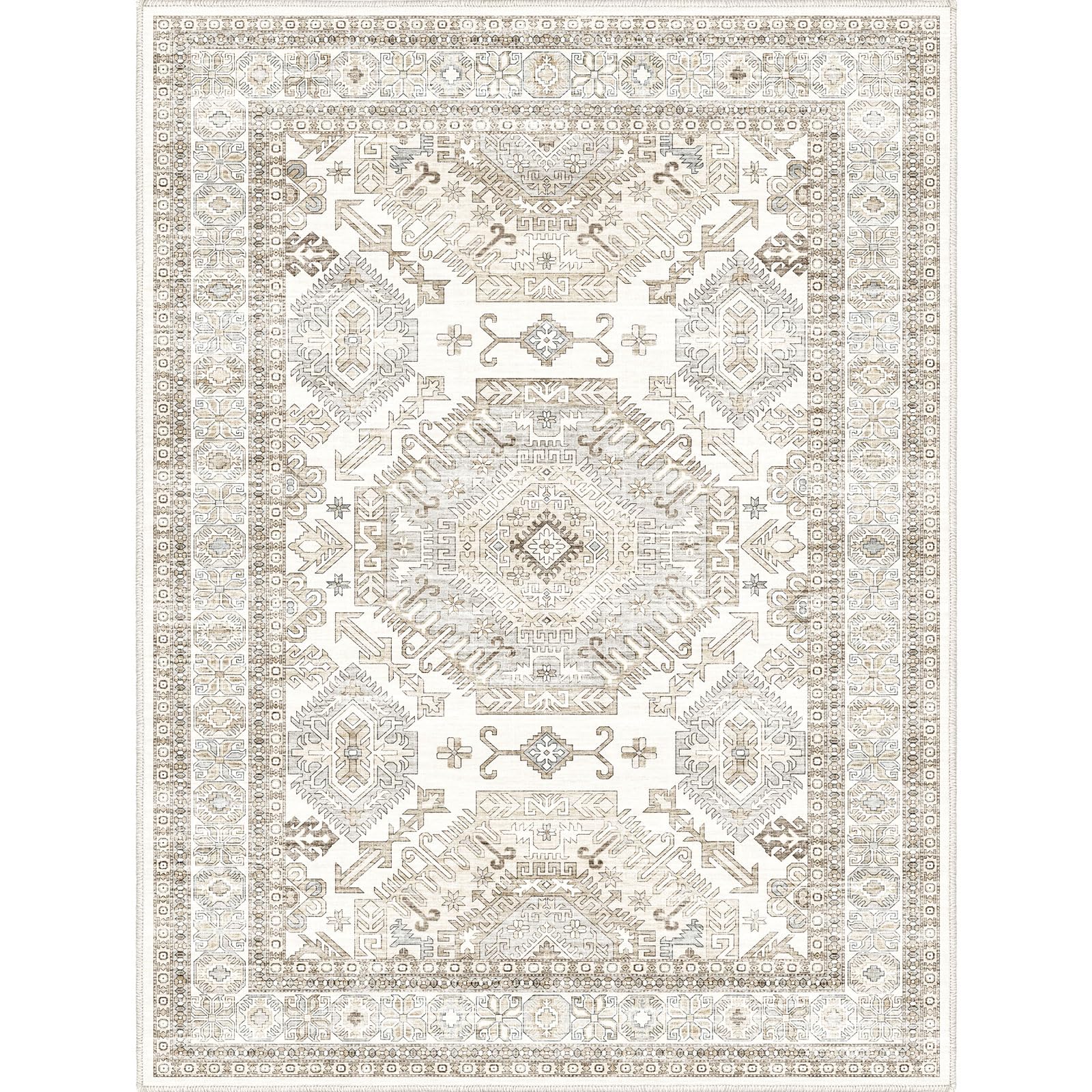 SONGLET 9x12 Area Rugs, Washable Rug Area Rugs, 9x12 Living Room Rug for Nursery Bedroom Carpet