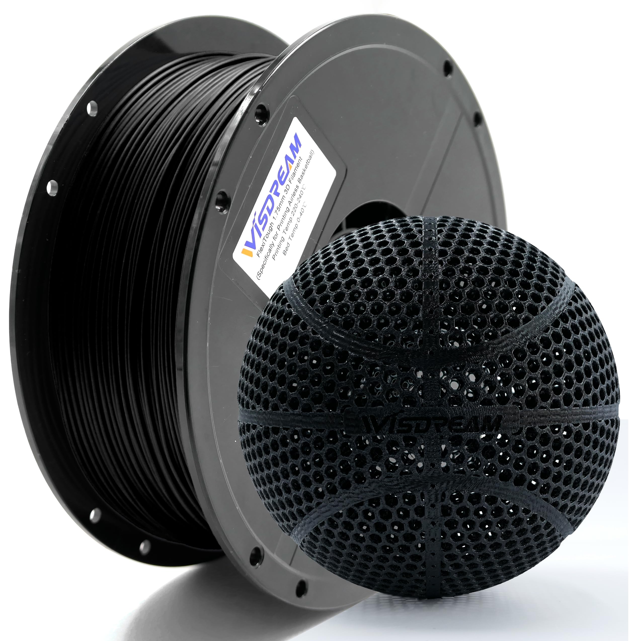 filamento 3d black per palloni da basket senza aria 1kg