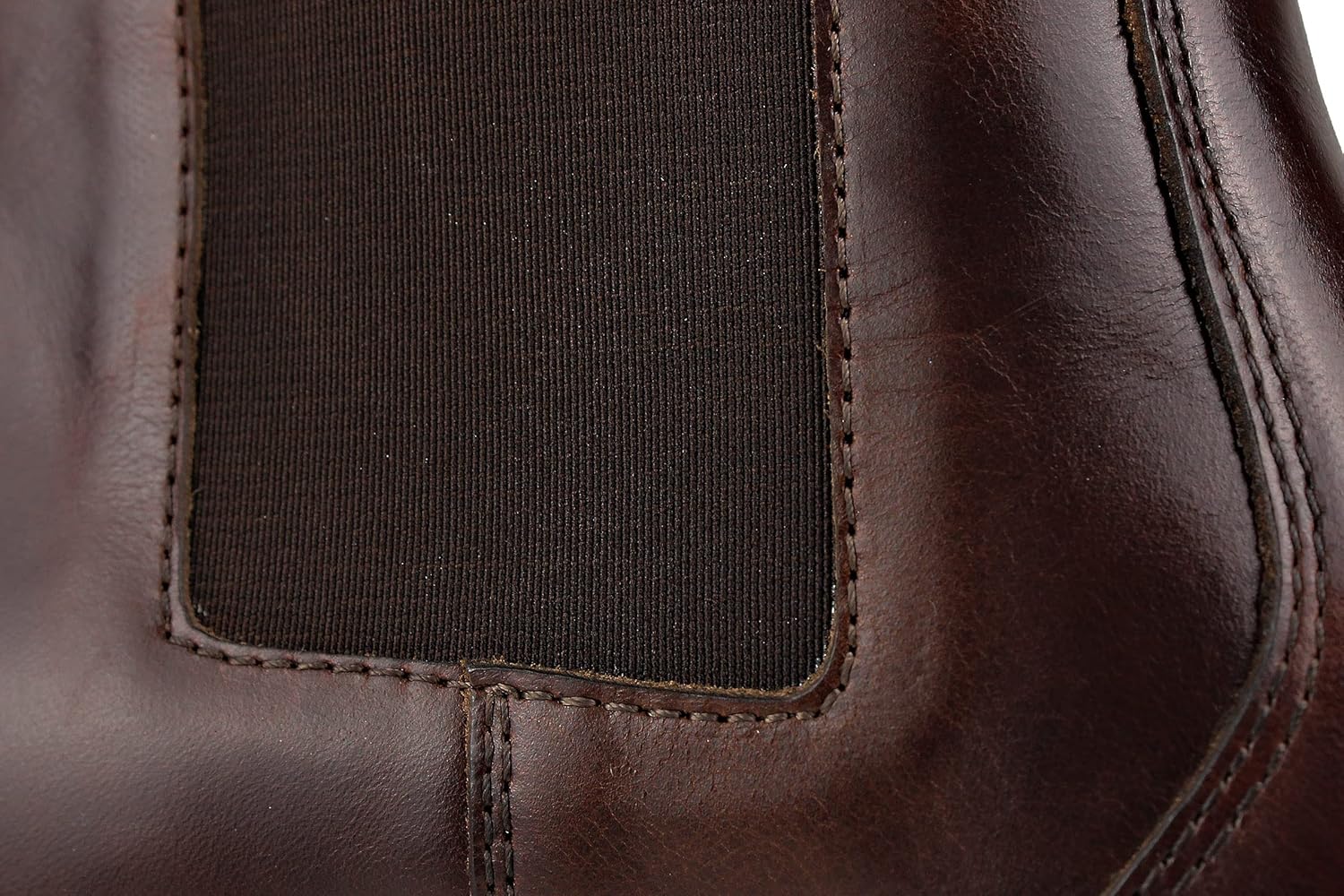 OSSTONE Men Chelsea Ankle Boots Leather Chukka Boots Heel Retro Dress Boots JY038-US - Image 2