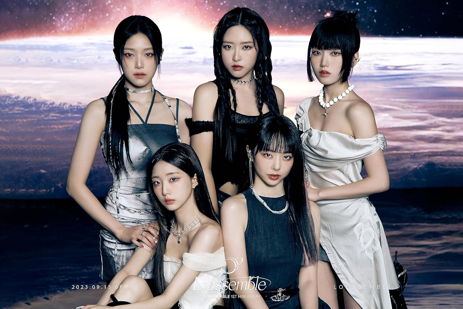 LOOSEEMBLE Loossemble 1st Mini Album Contents+Photocard+Tracking Sealed LOONA (EVER MUSIC SET(Hyunjin+Yeojin+ViVi+Go Won+Hyeju))