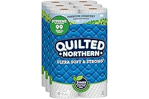 Quilted Northern Ultra Plush Toilet Paper, 24 Supreme Rolls = 99 Regular Rolls