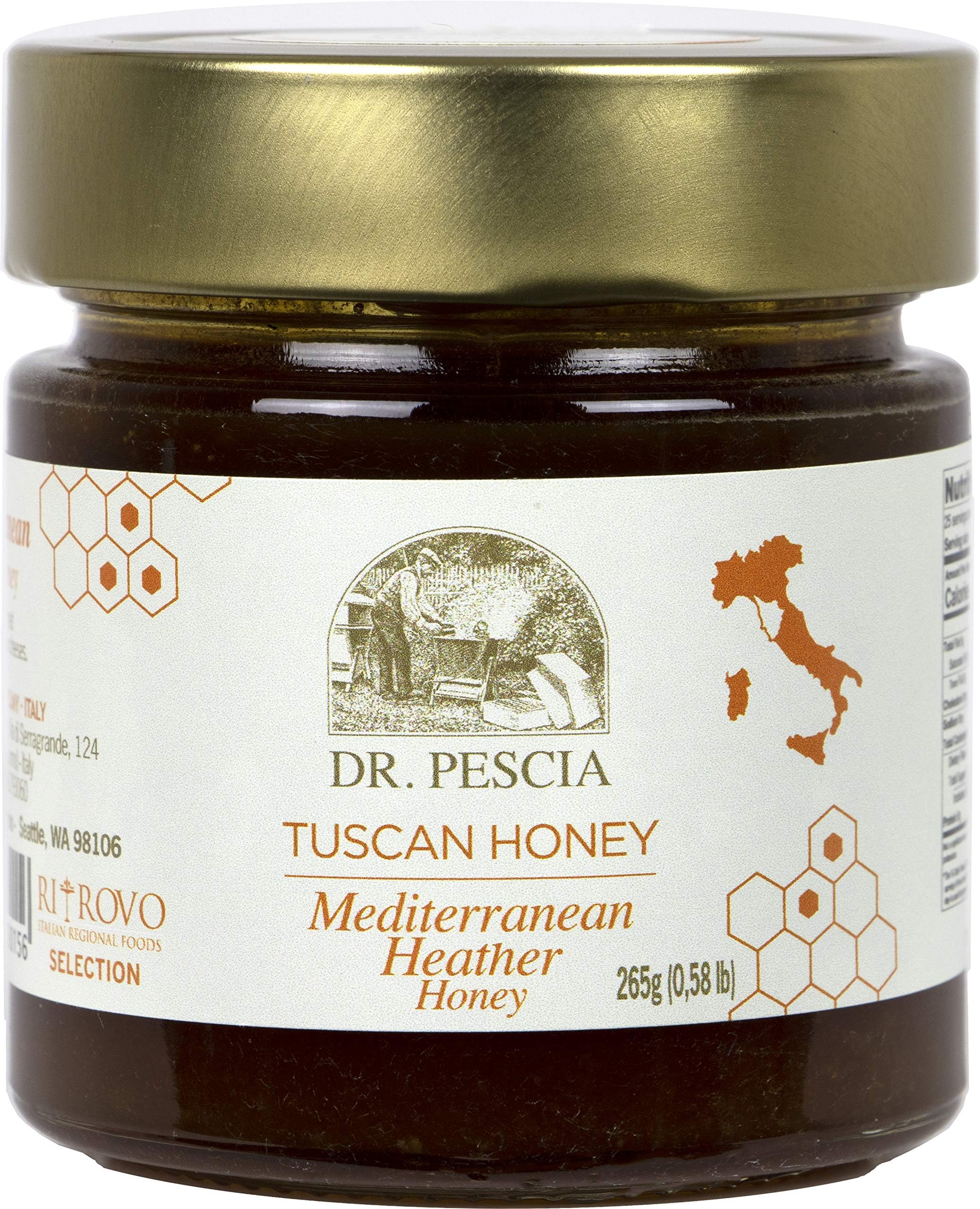 Dr. Pescia Tuscan Wild Heather Honey (Macchia Mediterranea)