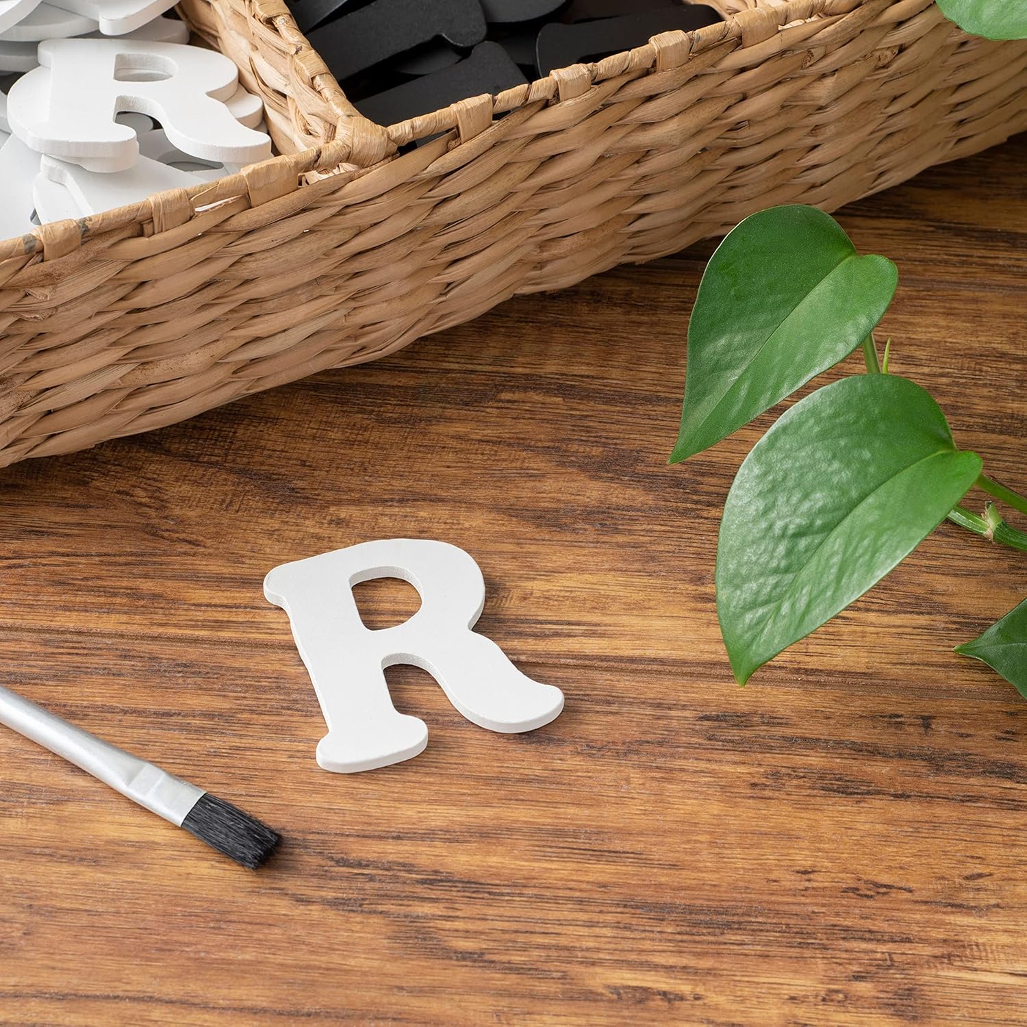 Make Market 2.5" White MDF Letter, 12 Pack