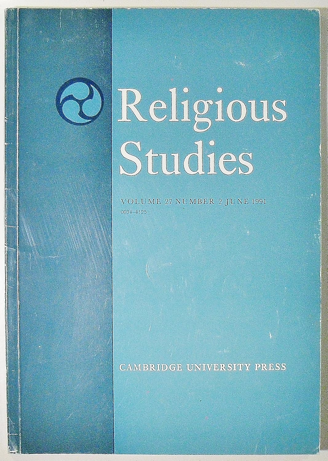 Religious Studies, Volume 27 Number 2, June 1991 Winfred