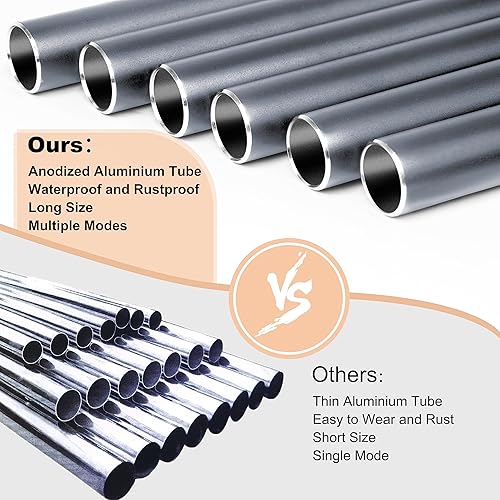 Vista 53 de Campanillas de viento grandes de aluminio de 37 pulgadas para crear un ambiente zen, adecuadas para exteriores, con atrapador de viento, adecuadas