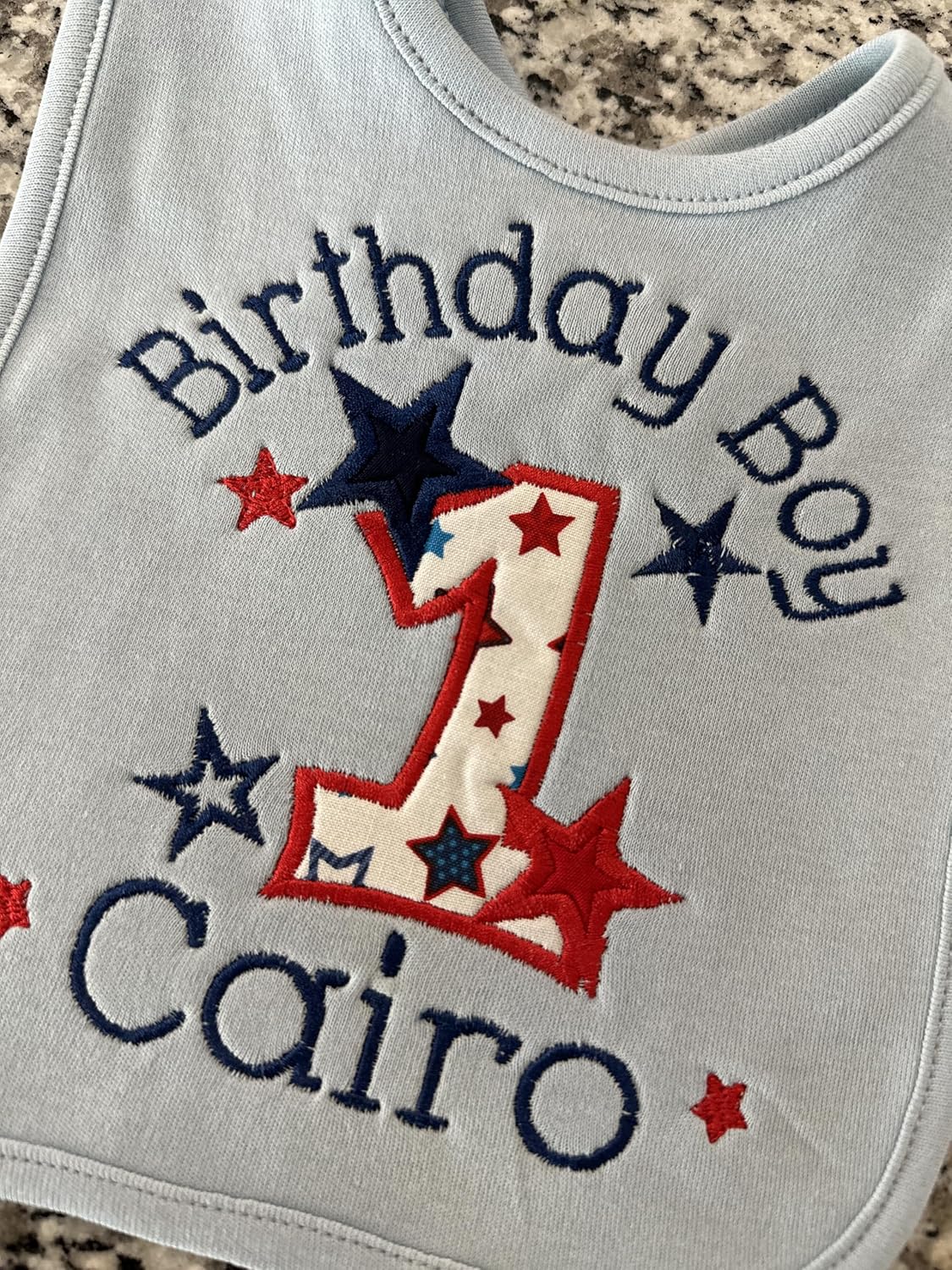 First Birthday Boy Bib Smash Cake Bibs - 1st Birthday Bib Personalized with Baby Custom Name