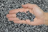 Vista 4 de Fantasia Materiales 1 libra de piedras de obsidiana de copo de nieve con tarjeta de identificación