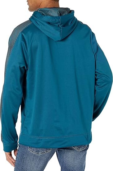 Zubaz NFL Sudaderas Con Capucha Con Logotipo De Color Sólido Con