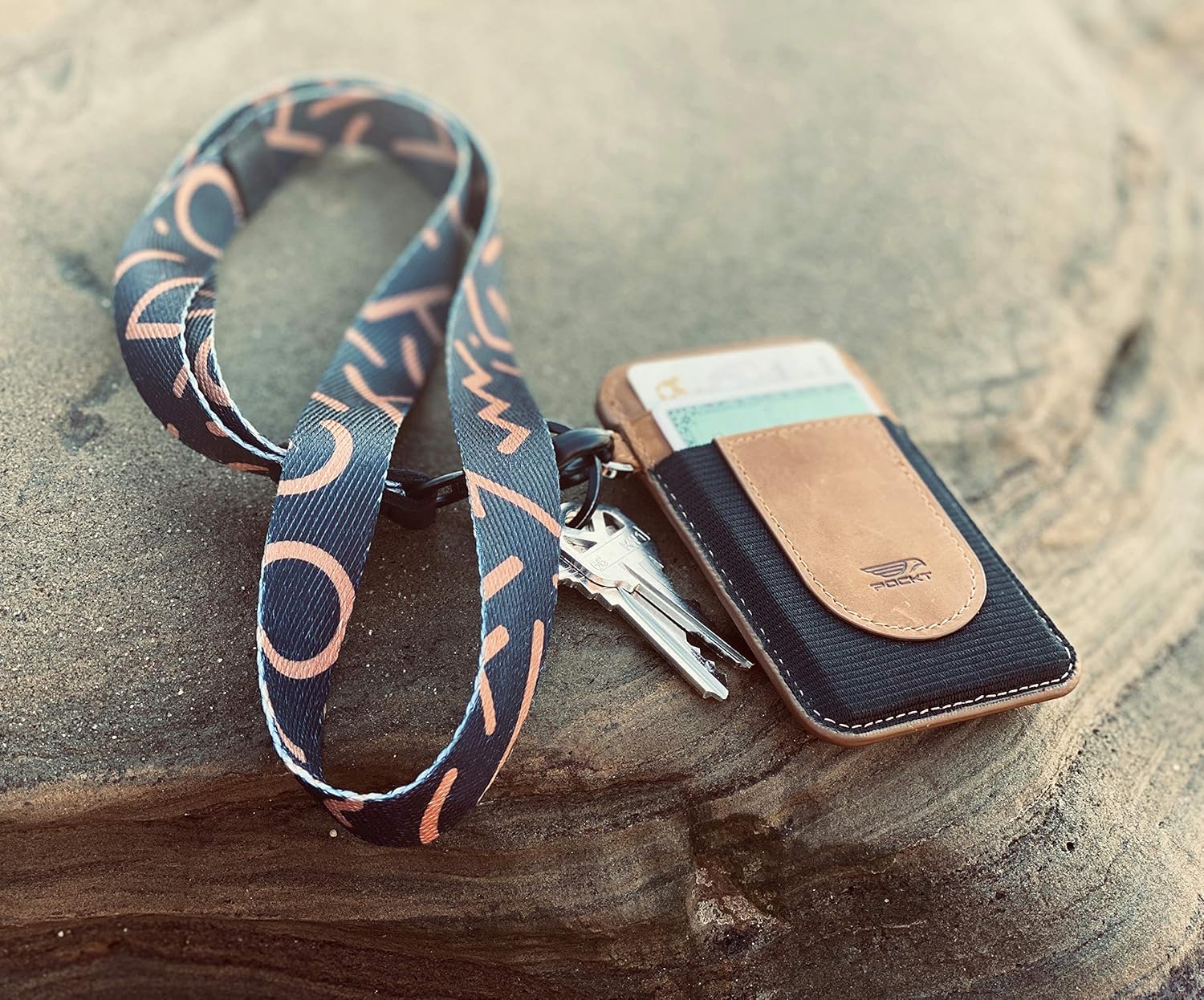 POCKT Card Holder Wallet For Men and Women - Slim Minimalist Front Pocket Wallet Elastic Credit Card Holder Genuine Leather RFID Blocking Card Case Wallets - Image 2