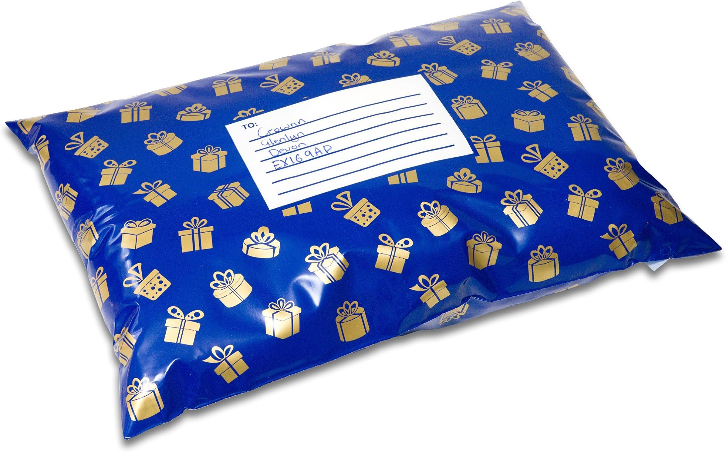 The Original Funky Mailing Bag Best Postal Sacks By The Original Funky Mailings Bags-Perfect Colourful Patterned Gift Bag For Jewellery, Clothing, Fashion Items-Medium (28cm-37.5cm) Lightweight & Waterproof-Pack Of 10