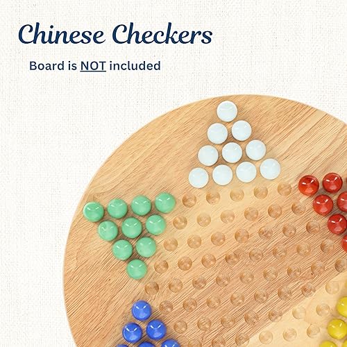 Miniatura 5 de WE Games Canicas de vidrio de repuesto para damas chinas