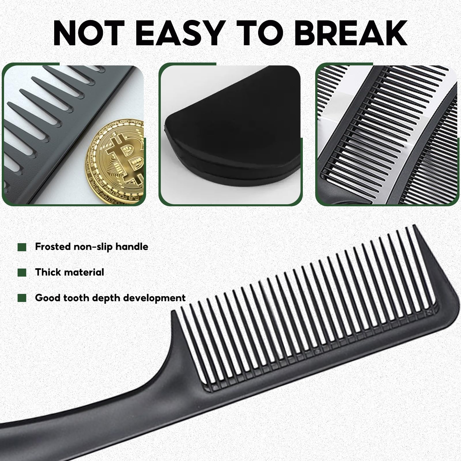 8 Pack Hair Brush Set, Professional Salon Hairdressing Styling Comb - Image 3