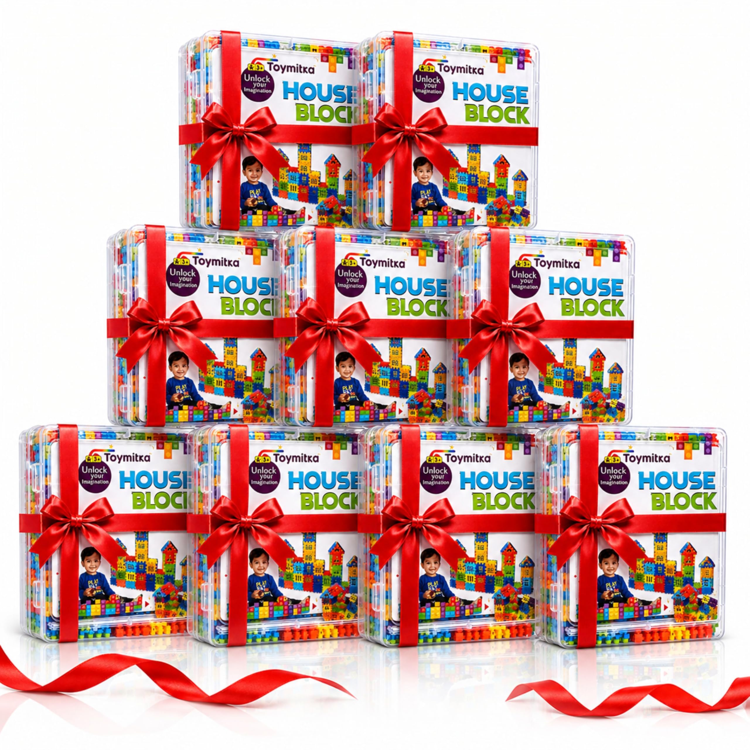 Return Gift Building Blocks for Kids 72 Pieces, Educational Construction Block Toy for Boys & Girls 1-5 Years, Bulk Set, Birthday Return Gift for Kids, Pack of 10-image-28