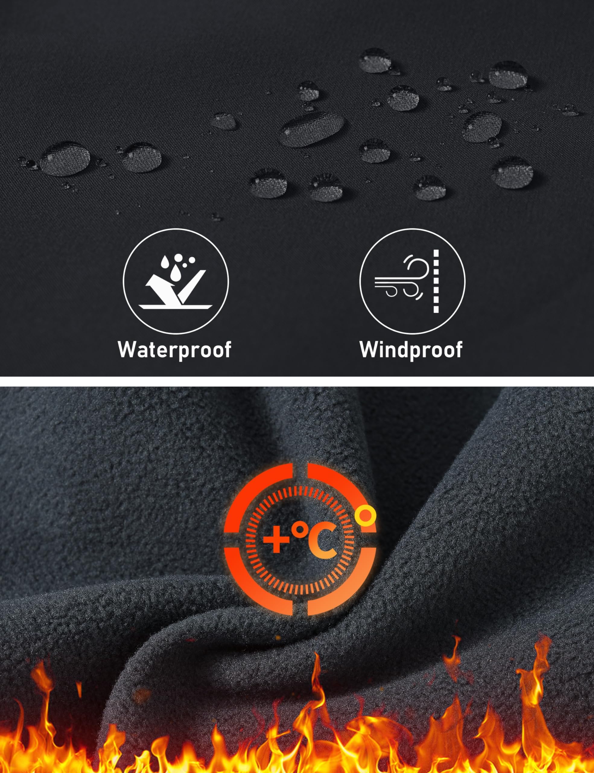 MoFiz Pantaloni Trekking Bambino Pantaloni Softshell Pantaloni Neve Pantaloni Sci Ragazzo Impermeabili Pantaloni da Invernali Pantaloni Escursionismo