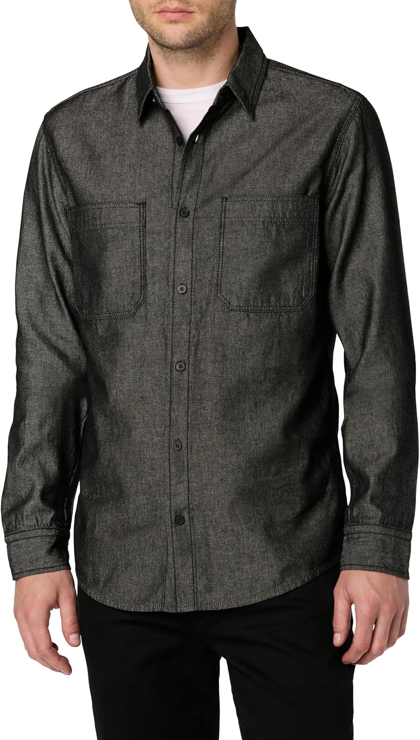 Joe's Jeans Mens Button Down Long Sleeve Shirt