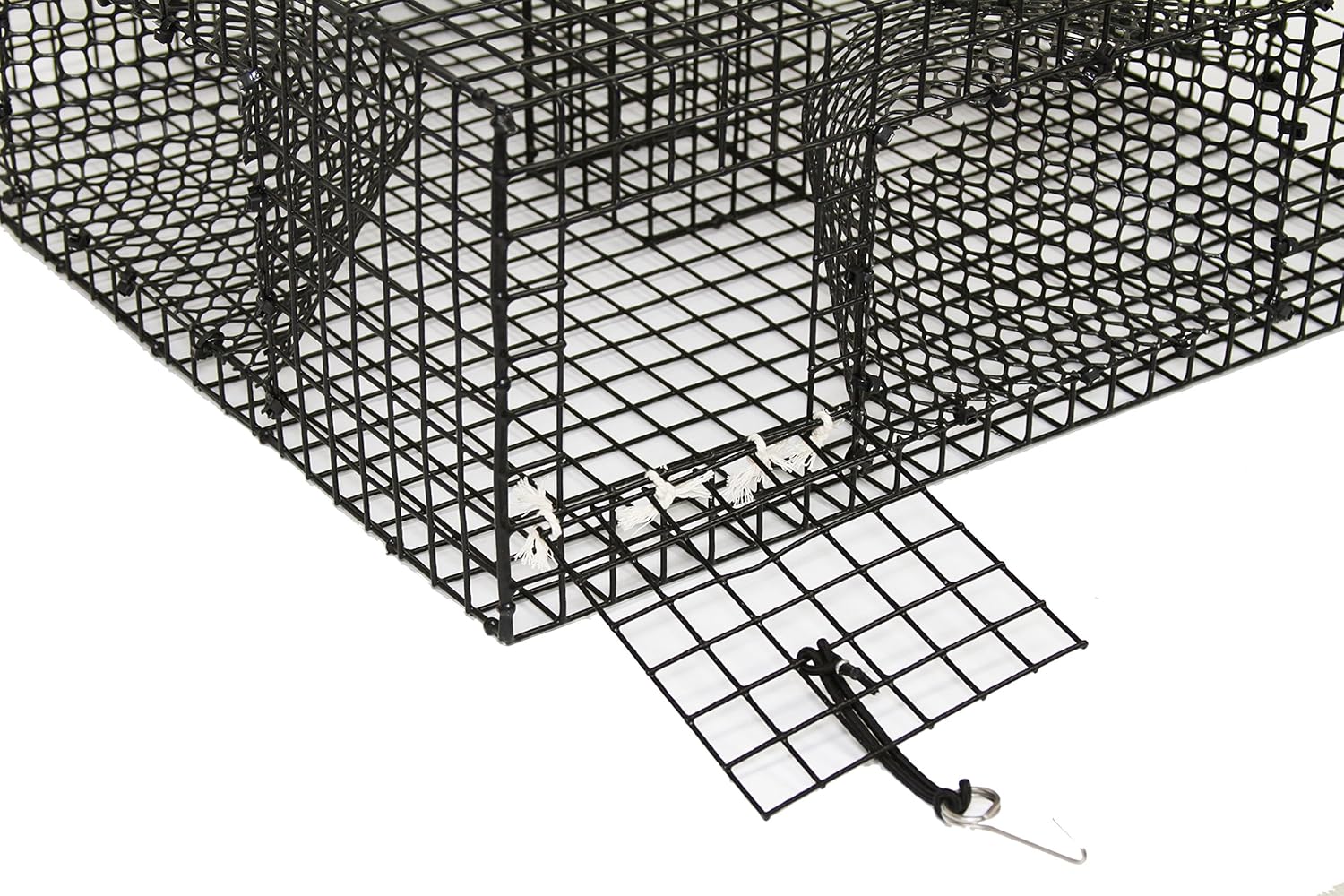 Promar Heavy Duty Shrimp Pot with 1-Inch Mesh and 4 Tunnels, 24x24x9-Inch