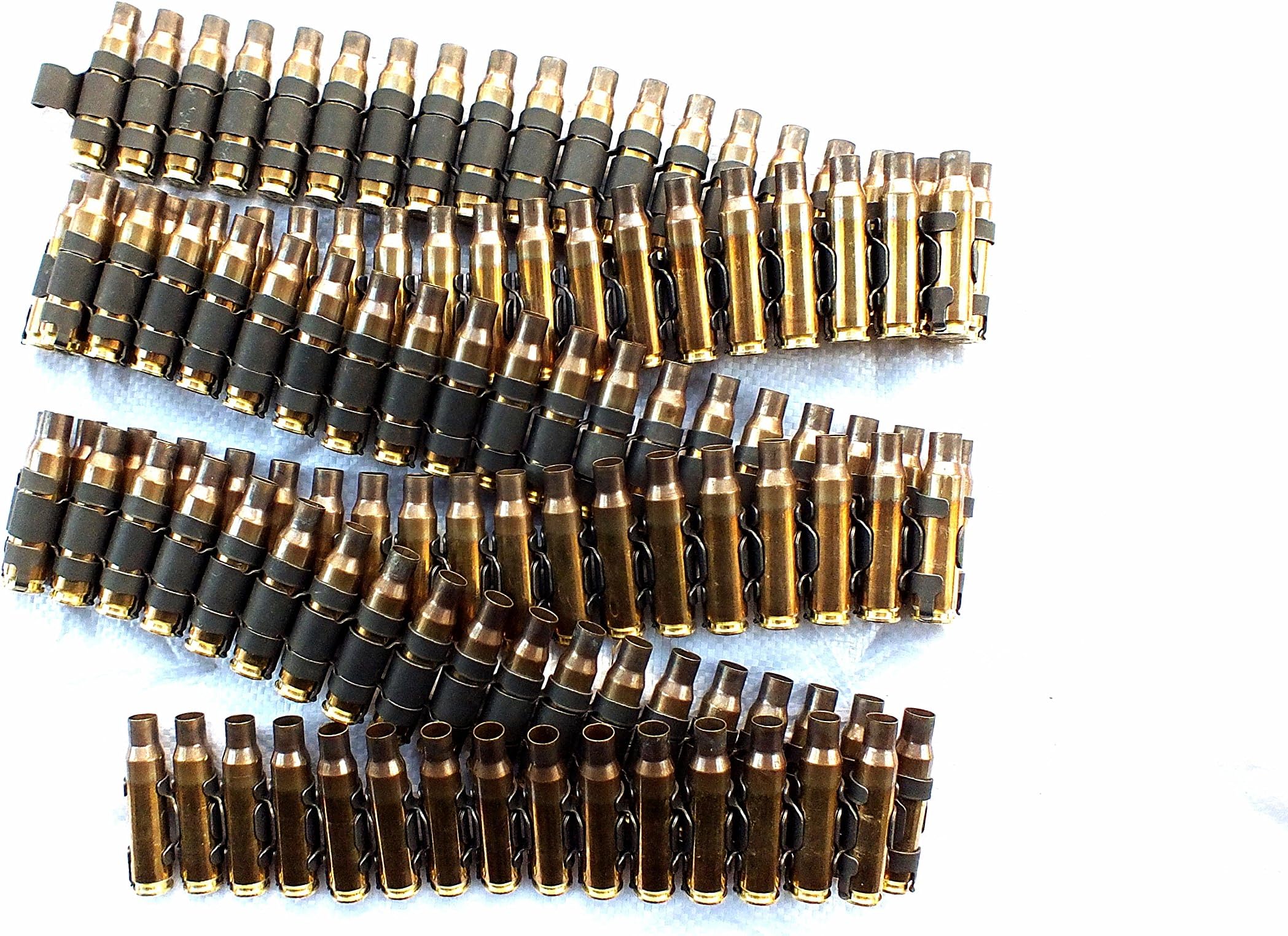 Genuine .308 Brass Bullet Belt for Army Military Dress Up Costume (X Large - 165 cm)