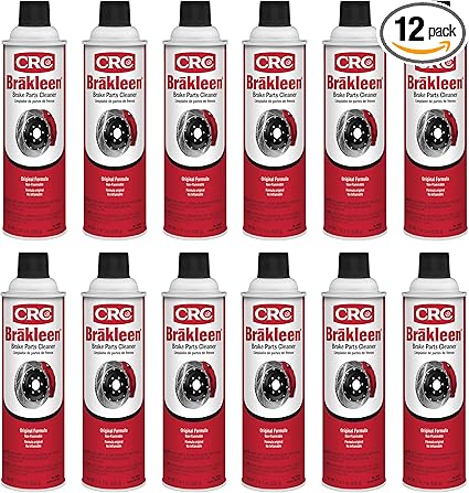 Brakleen 1003706 Brake Cleaner Spray Non Flammable 19 oz [12 Pack].