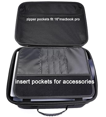 AUKURA Hard case for ps5, ps5 pro/slim,3 layer storage case, foam cushioned protective case, multiple inserts for accessories