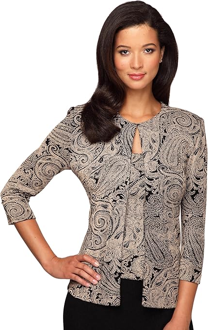 alex evenings twin sets plus size