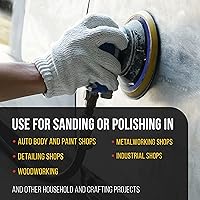 Vista 5 de Disco DA de 6" para pulido y lijado - Cara con 6 agujeros, cierre de gancho y bucle - Doble acción y trayectoria orbital aleatoria