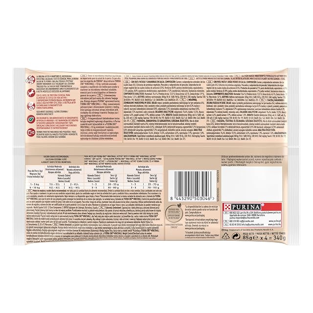 Foto 3 de 6 de Purina ONE Mini <10kg comida húmeda perro pequeño Buey&Pato 48x85 g