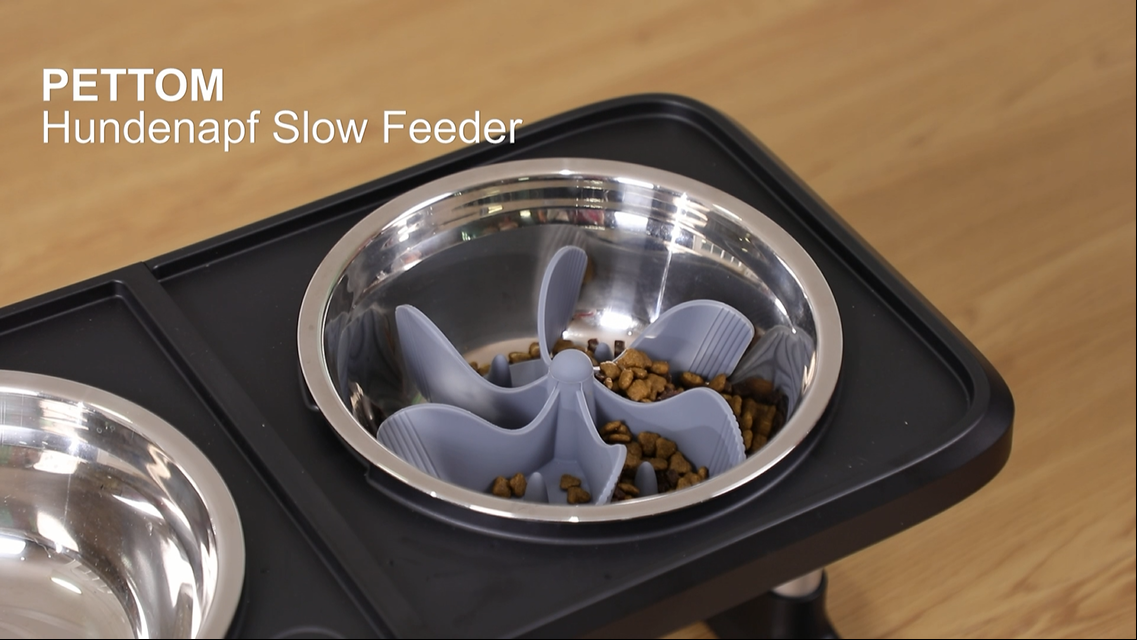 Hunde Slow Feeder Silikon-Einsatz – Anti-Schling Napf Mit Saugnäpfen, Schneidbar, Für Trocken- & Nassfutter