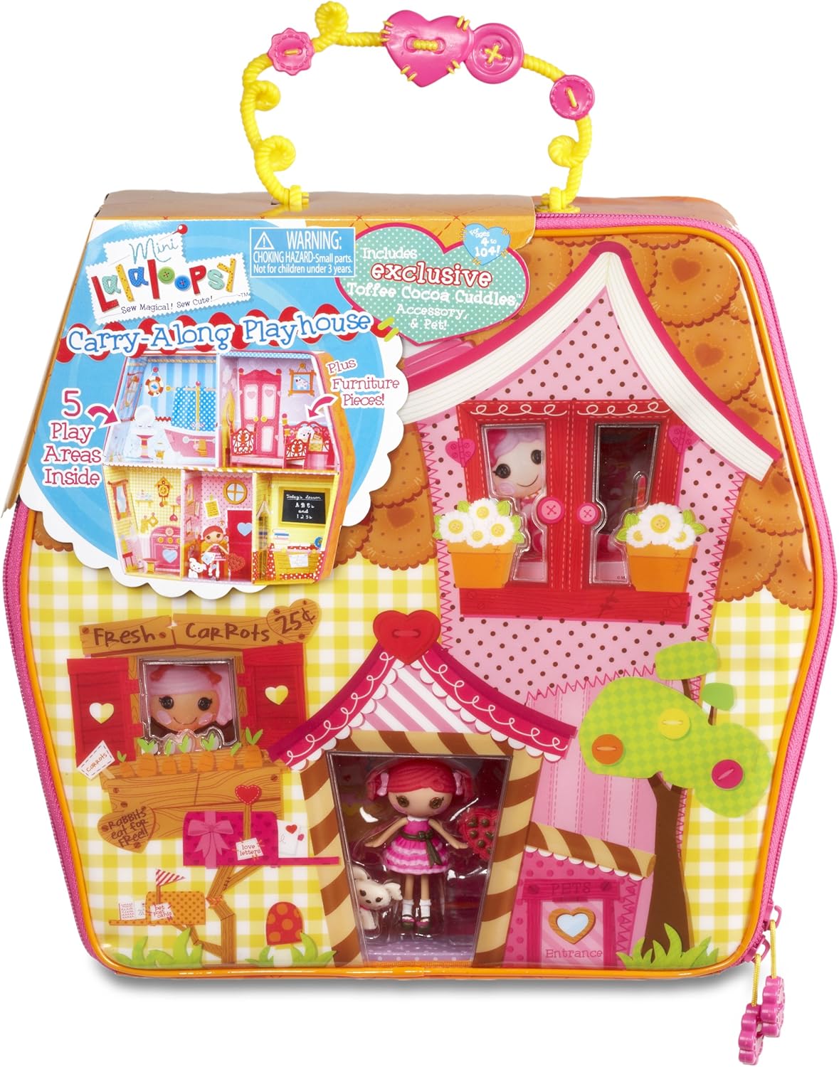 Lalaloopsy Mini Carry Along Playhouse with Exclusive Doll