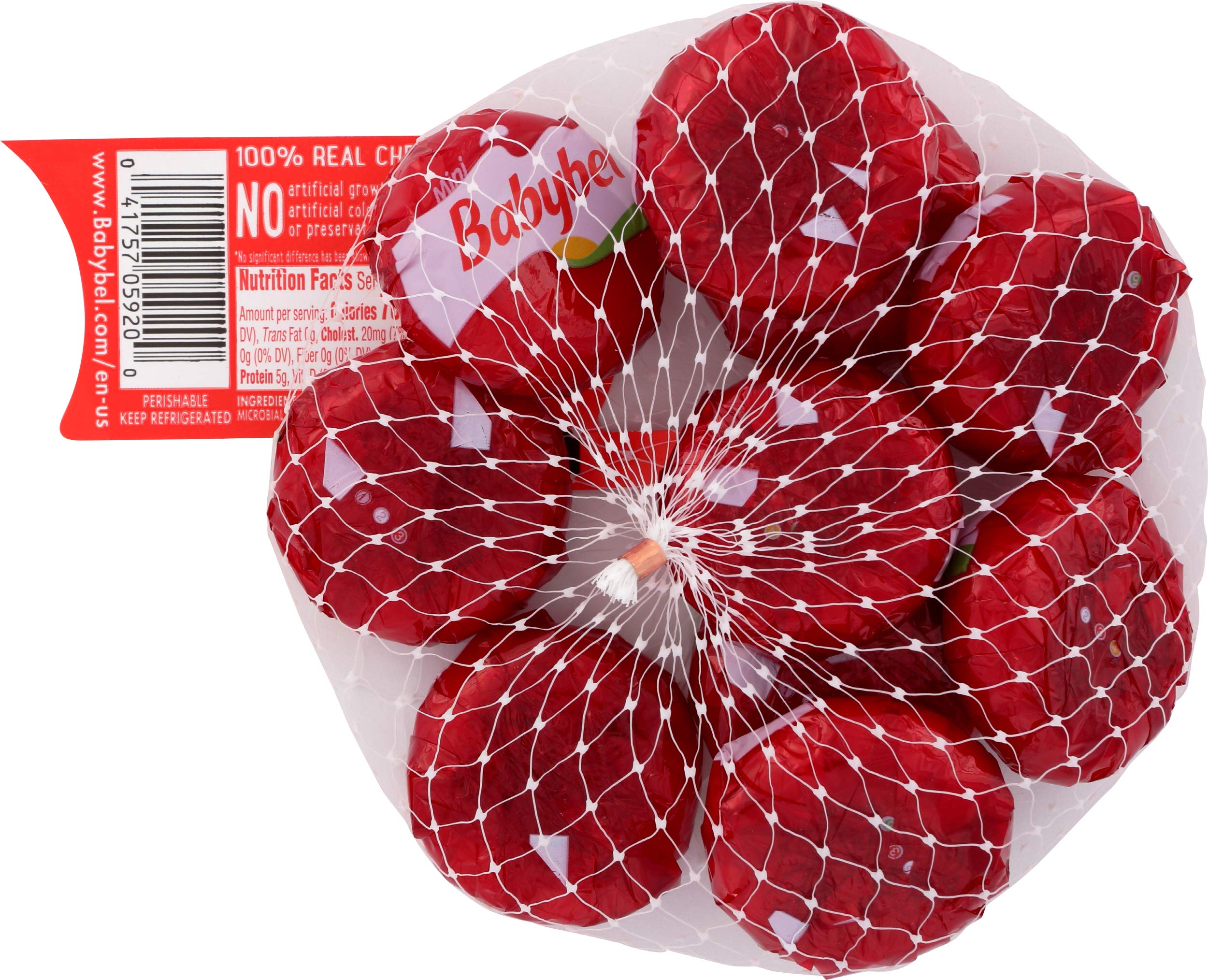 Amazon.com: Mini Babybel Original Snack Cheese 10 Pack (7.5 oz