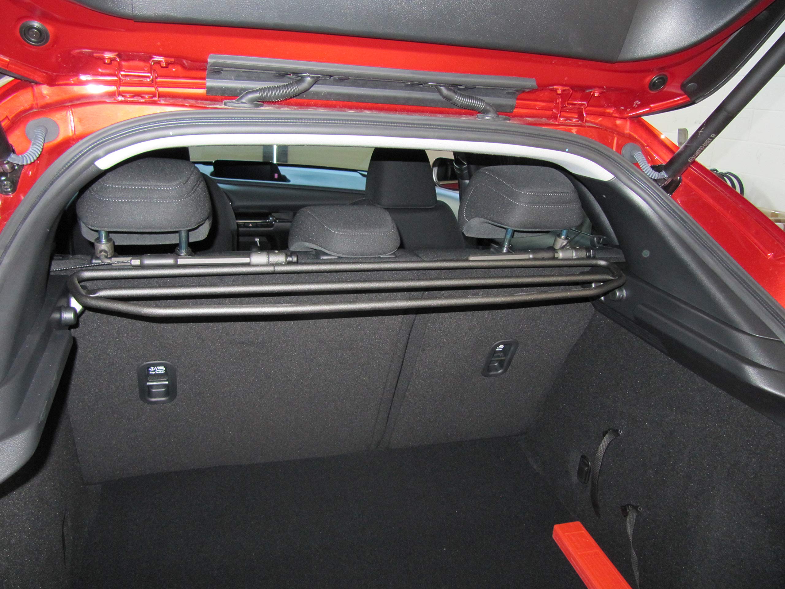 ERGOTECH Divisorio Griglia Divisoria compatibile con MAZDA CX-30, RDA65HBG-2HXXS, per Trasporto Cani e Bagagli.