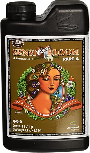 Advanced Nutrients pH Perfect Sensi Coco Bloom Parte A Nutrientes Vegetales, 1 L