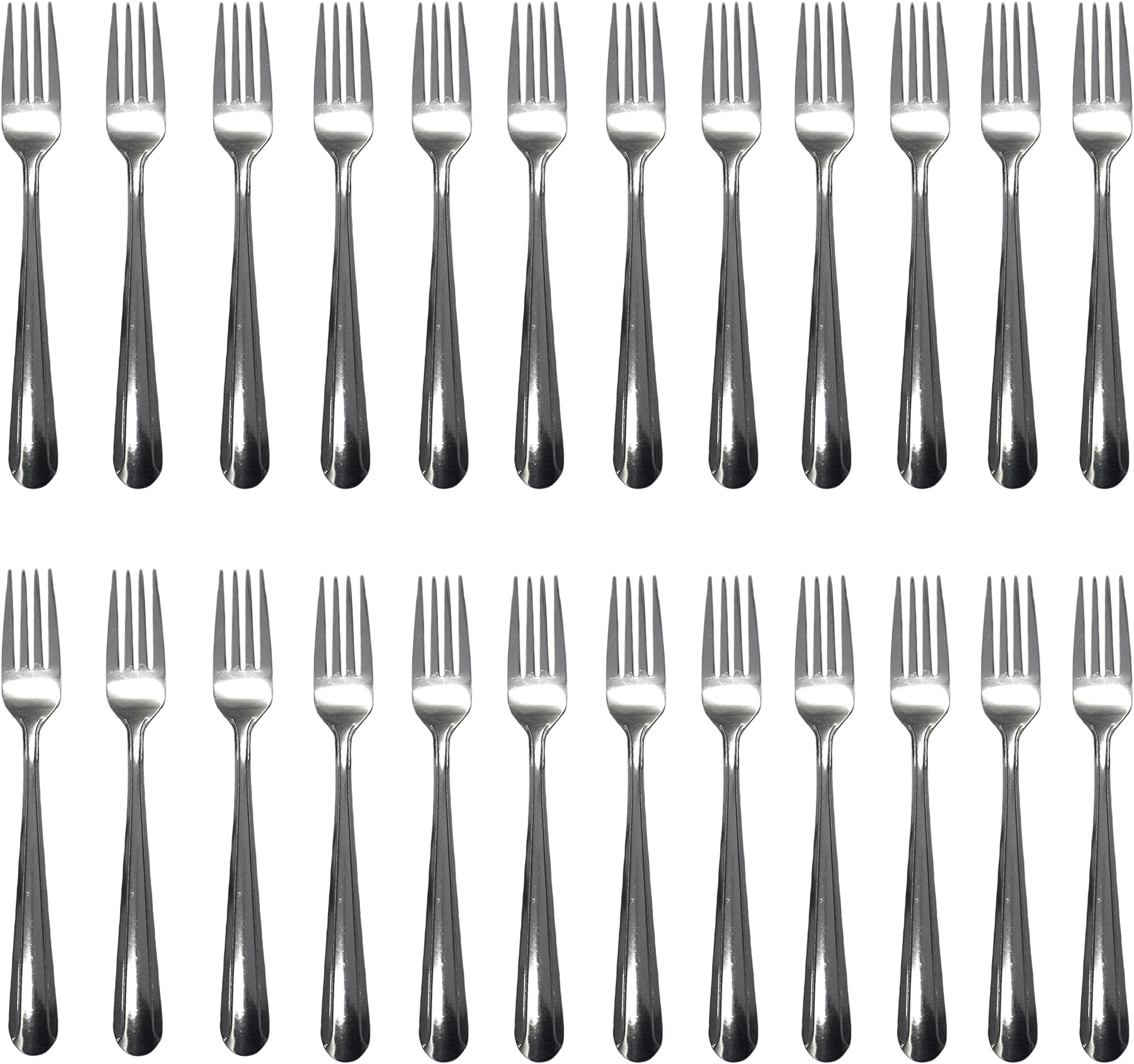 Set of 24 Dominion Dinner Forks, 18-0 Stainless Steel
