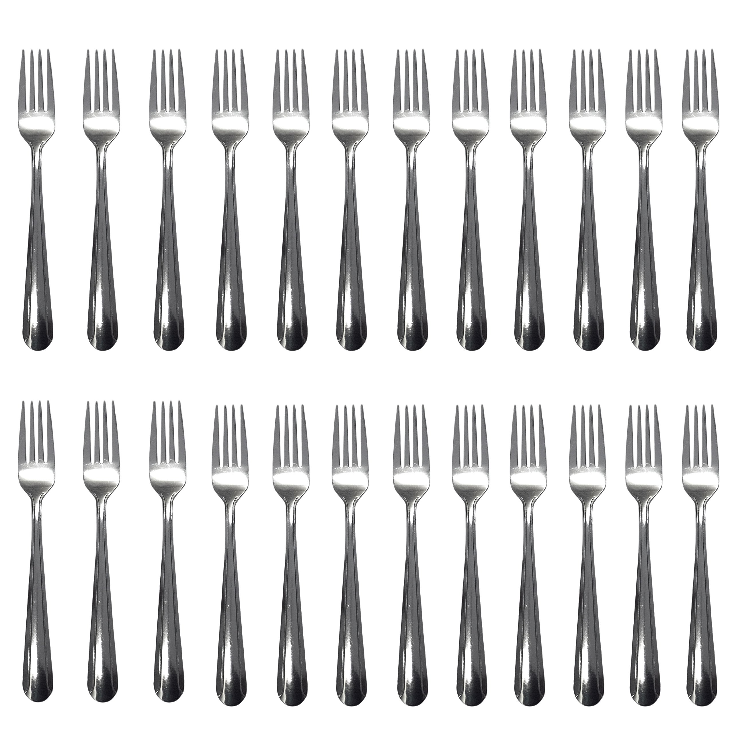 Set of 24 Dominion Dinner Forks, 18-0 Stainless Steel