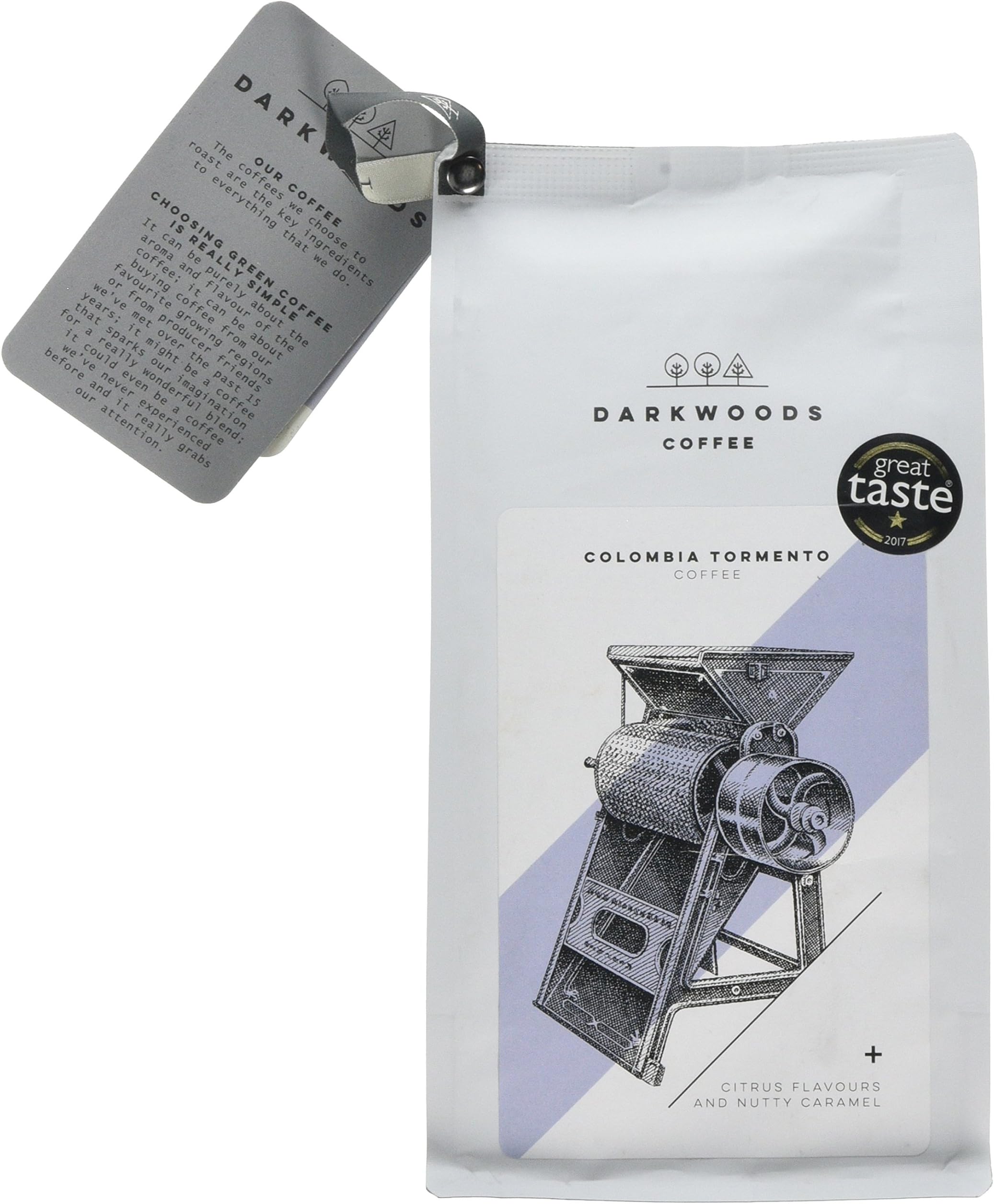 Dark Woods Finca El Jordan Colombia Coffee Beans, 250 g,DWC007