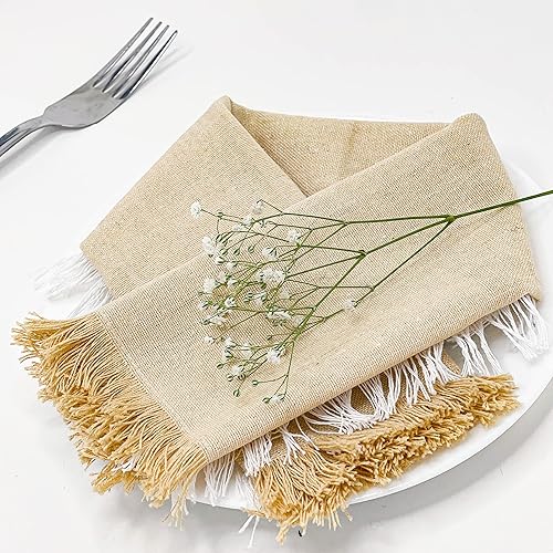 Miniatura 2 de CHARDIN HOME Servilletas clásicas de color negro 18 x 18 pulgadas juego de 12 servilletas de tela para uso diario algodón reciclado también